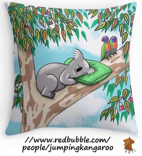 sleepy-koala-and-pilow